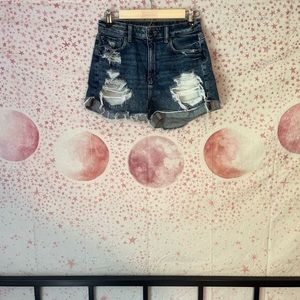 american eagle mom short size 4